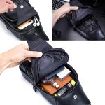 LUKZIJAES Genuine Leather Sling Bag for Men Crossbody Shoulder Chest Pack Hiking Casual Daypack Outdoor Travel Backpack (#1-Brown) - Image 5